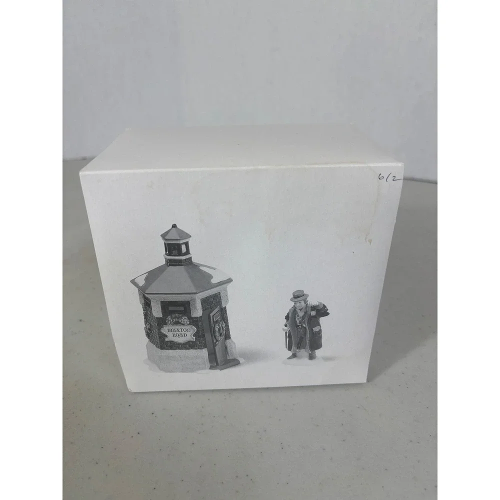 Department 56 Heritage Village Collection Brixton‎ Road Watchman Set Porcelain